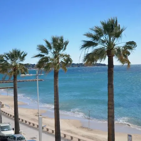 아파트 Le Bay Side Plein Coeur De Juan Les Pins En Bord De Mer, Pour Familles Ou Petits Groupes 앙티브